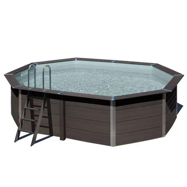 Piscine Avant Garde composite octogonale allongée 5.24 m x 3.86 m x H.1.24 m