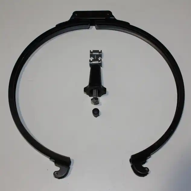 Bride de couvercle noir Ø203 avec vis filtre Corona