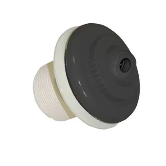 Bouche de refoulement grise anthracite pour piscine liner