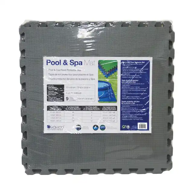 9 dalles de protection Grises - 60x60cm (3.24m²)