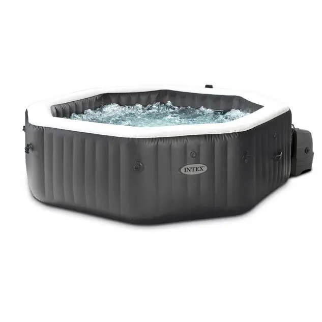 Pure spa Carbone 6 places octogonal - Bulles, jets, écostérilisateur, Wifi