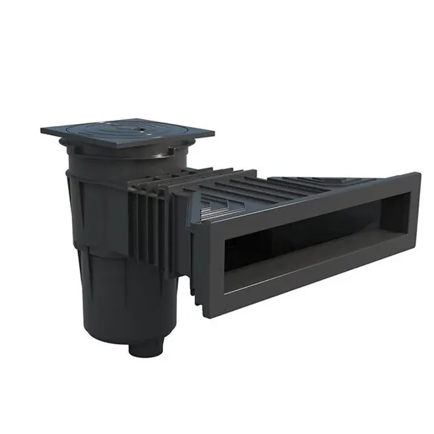 Skimmer miroir norm xxl prestige gm vis parker gris anthracite béton/liner
