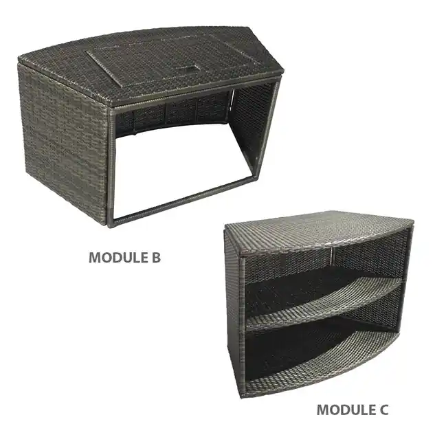 Ensemble de 2 modules B/C