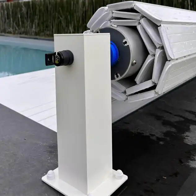 Volet hors sol automatique avec fin de course mécanique Start Wood