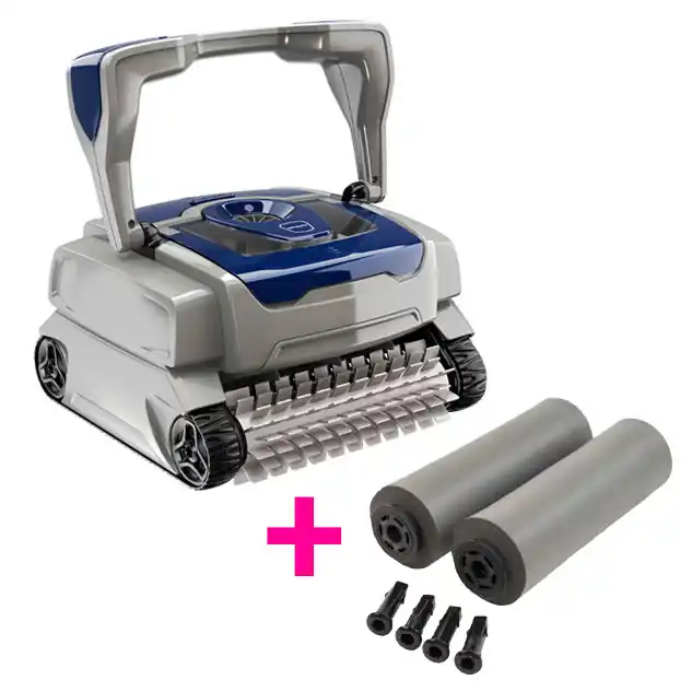 Robot Polaris Cyclonix W 445 picots by Zodiac + brosse mousse