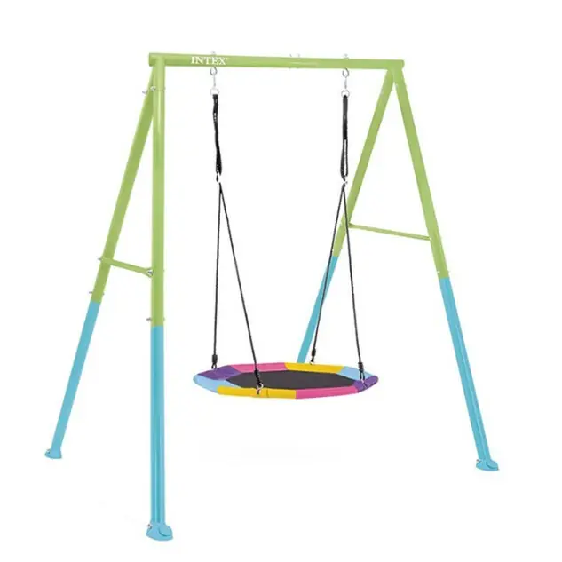 Portique Intex balancoire nid d‘oiseau couleurs