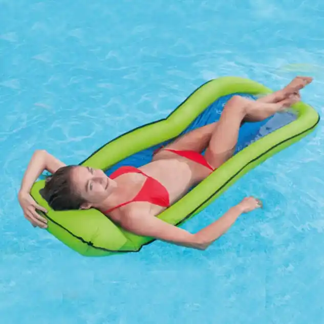 Matelas semi immergé maille Intex - Coloris vert