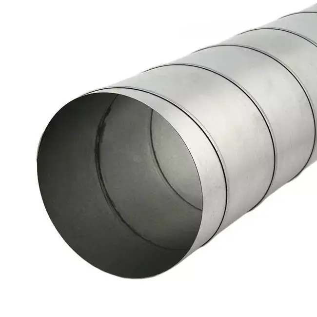 Conduit rigide galvanisé Ø 200 mm longueur 1,5 mètre - galvanisé