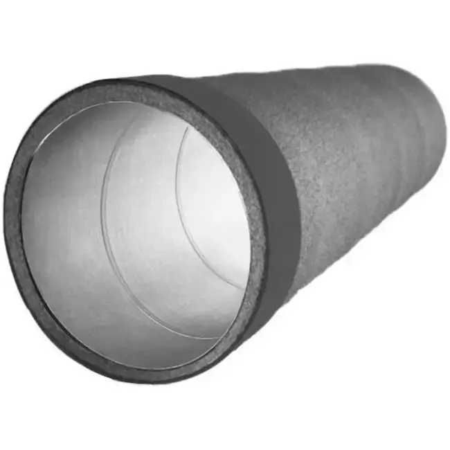 Tube spiralé isolé Thermoduct - diamètre 180 mm - 1000 mm - couche d‘isolation de 9 mm