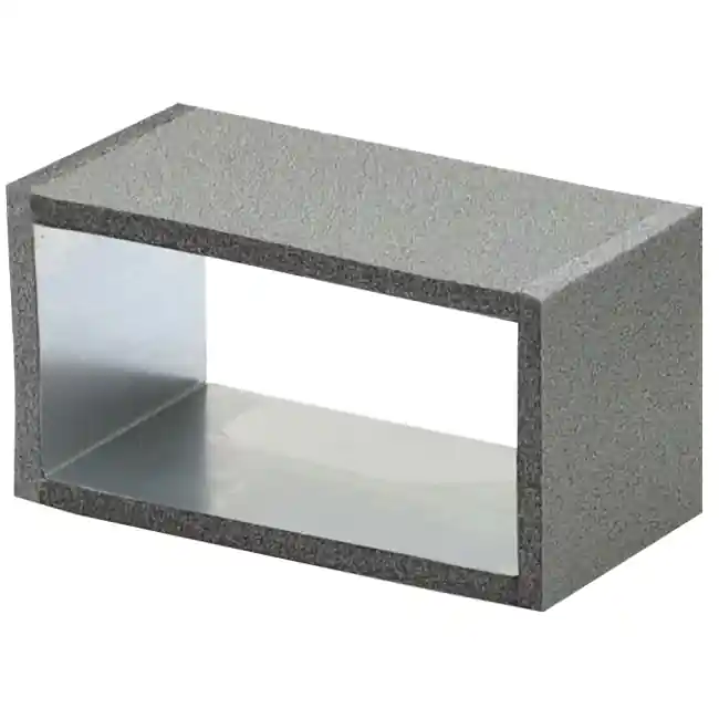 Thermoduct-Anschluss, 220x80 mm, L=100 mm