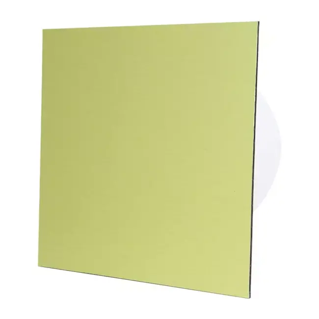 Air Roxy vmc salle de bain avec diamètre de raccordement 100 mm avec minuterie et départ différé - front doré en aluminium