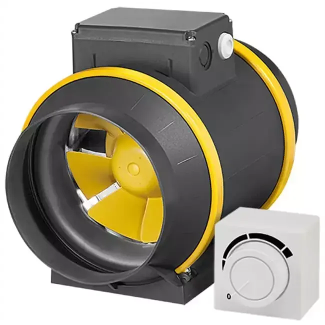 Ventilateur de gaines Ruck ETAMASTER M 615m³/h - Ø 160 mm + interrupteur 3 positions