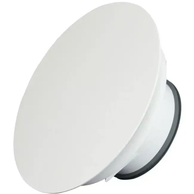 Bouche VMC Imaginair grande Ø 125 mm - ressorts + anneau de montage - blanc