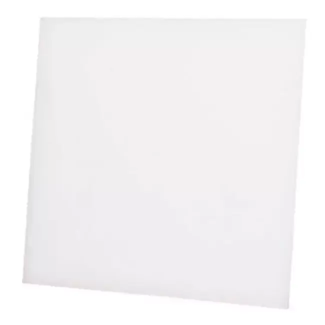 Grille 15x15cm front en plastique coloré en blanc mat