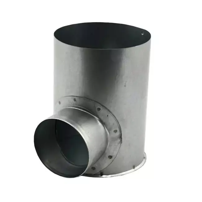 Clapet d‘échappement galvanisé Ø125mm - Ø80mm