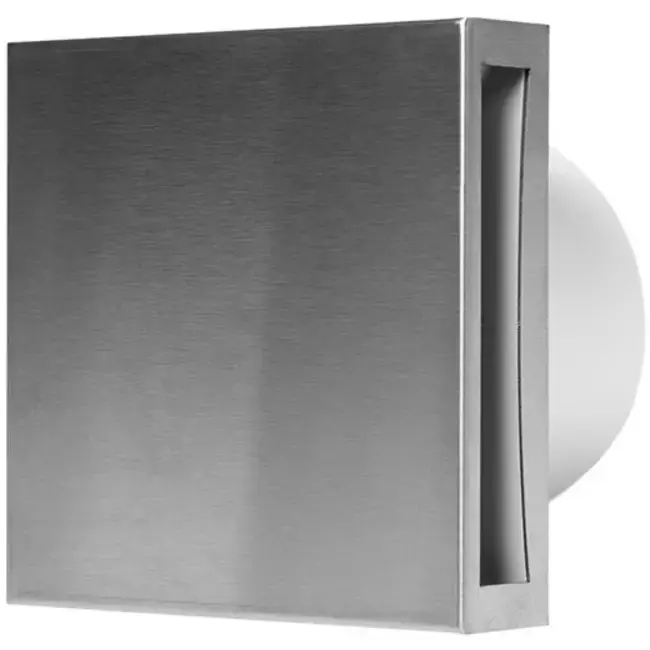 Vmc salle de bain Ø 150 mm en acier inoxydable - Design T150i