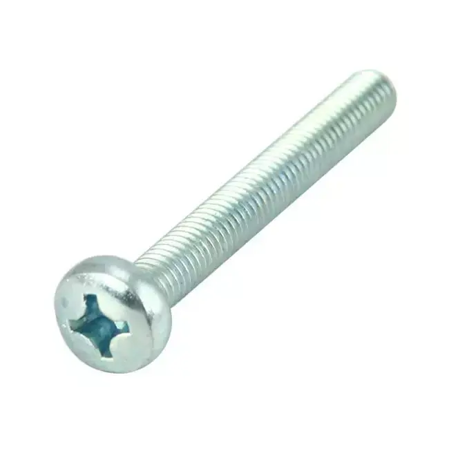 Vis à métaux M6 x 50mm - tête cruciforme - Boîte de 200 pièces