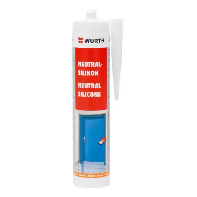 Mastic silicone gris neutre en cartouche 310ml. (pièce)