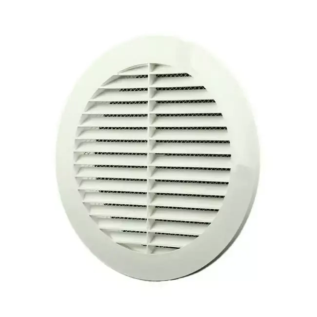 Grille à ailettes diamètre 150 mm blanc - VR150