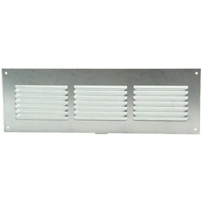 Grille à fente rectangulaire en métal 300 x 100 zinc - MR3010ZN