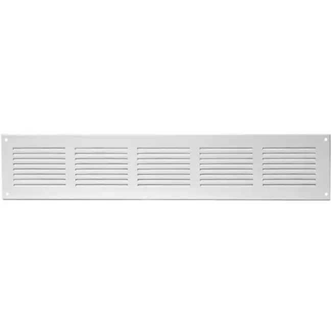 Grille à fente rectangulaire en métal 500 x 100 blanc - MR5010