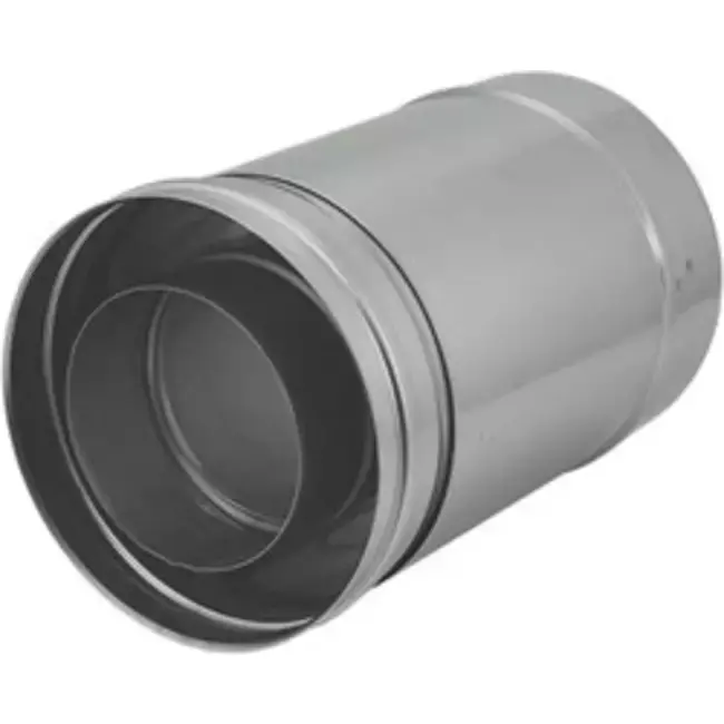 Raccord concentrique de 130 - 200 mm de diamètre I316/I304 (D0,5/D0,5) ( caoutchouc d‘étanchéité pour conduit interne)