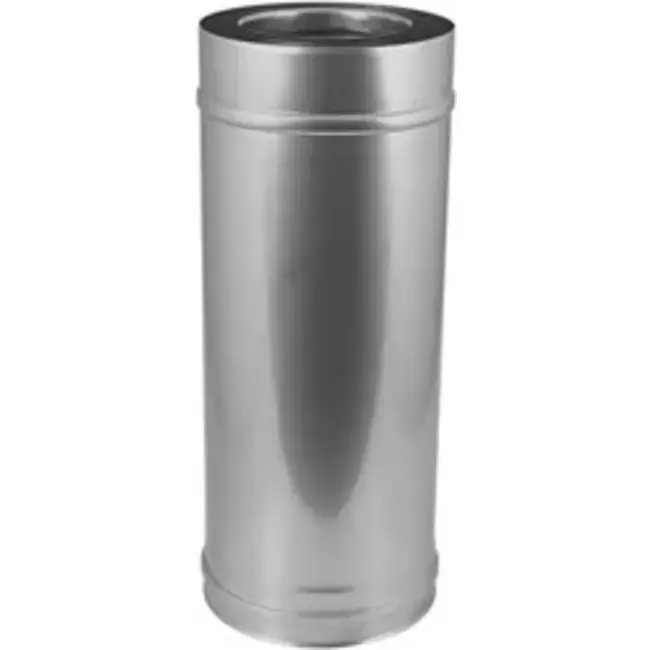 Conduit diamètre concentrique 130 - 200 mm L300 I316/I304 (D0,5/D0,5) (avec caoutchouc d‘étanchéité pour conduit interne)