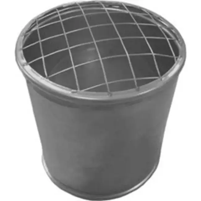 Section supérieure ouverte avec grille diamètre 200 mm