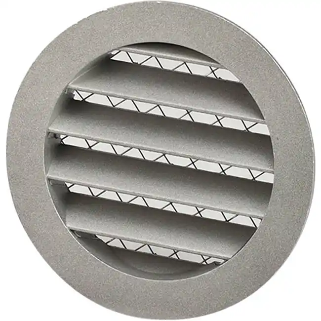 Diffuseur mural 125mm air extérieur aluminium - EL-A-RLP125