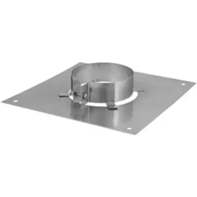 Deckenplatte Durchmesser 100 mm mit Halterung I304 (D0,8)
