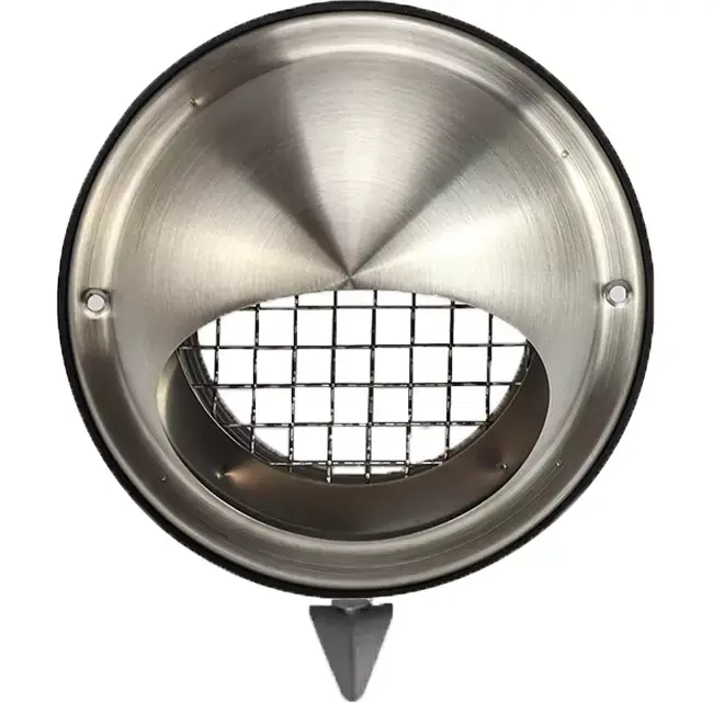 Grille à rouleaux sphériques en acier inoxydable 160mm transit mural - EL-SS-B160 SS