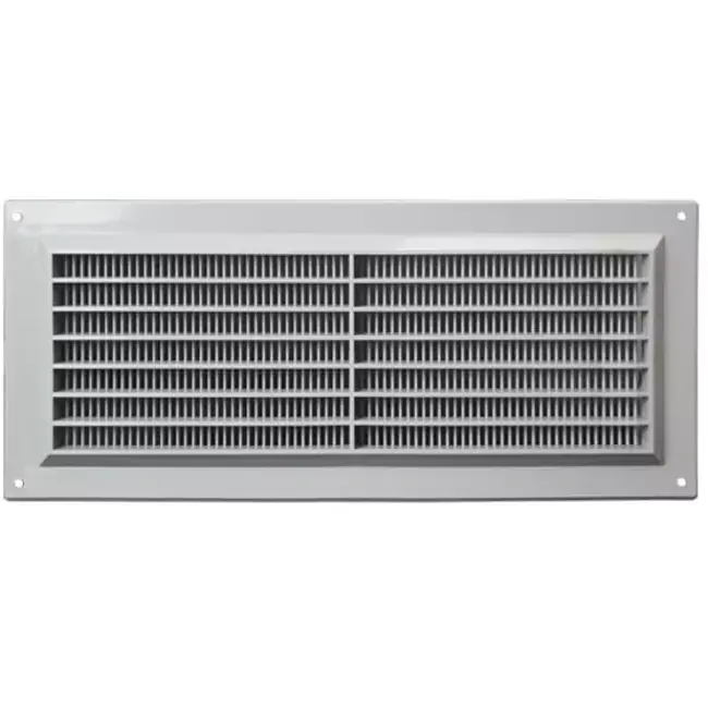 Grille de ventilation rectangulaire grillagée 130 x 300 gris - VR1330P