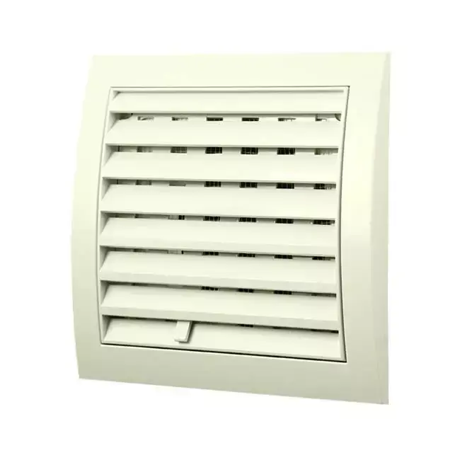 Grille murale réglable 150 x 150 diamètre 100 blanc - ND10R