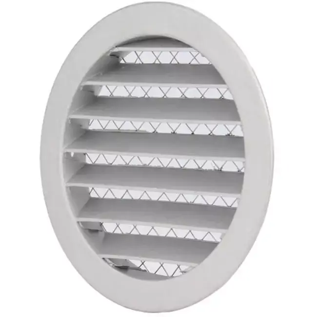 Grille murale extérieur en aluminium Ø 80 mm - DSAV080