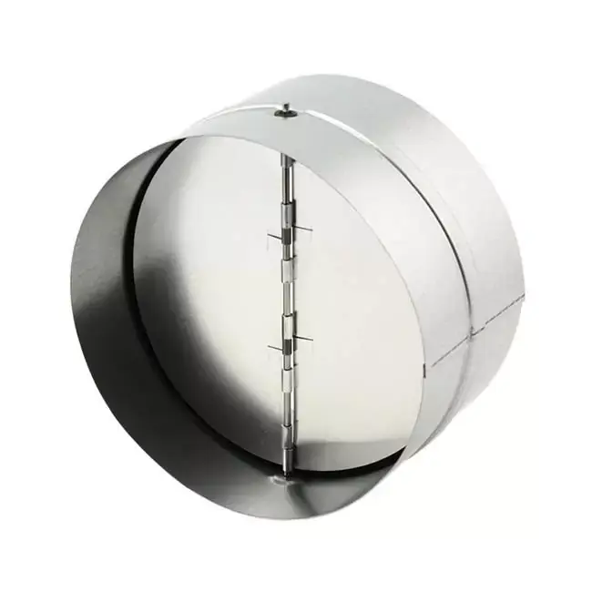 Clapet anti retour Ø 125 mm pour conduit rigide galvanisé