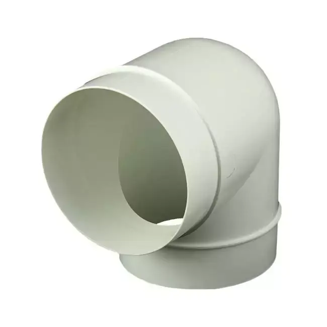Diamètre du coude rond en plastique à 90° 125 mm AL125-90