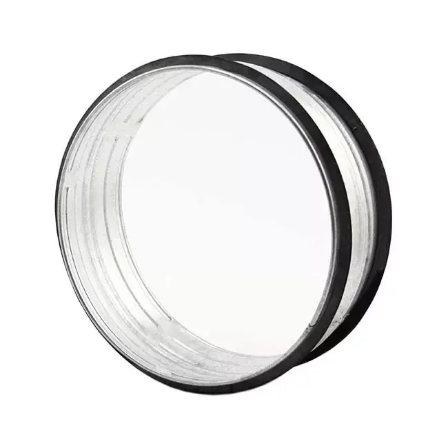 Coupleur mâle spiralé SAFE Ø 180 mm pour conduits rigides galvanisés