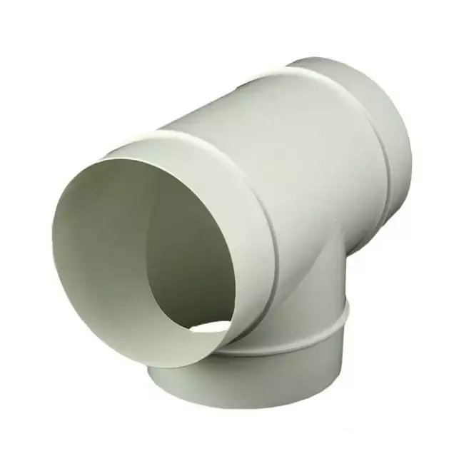 Diamètre du té rond en plastique 125 mm - AT125