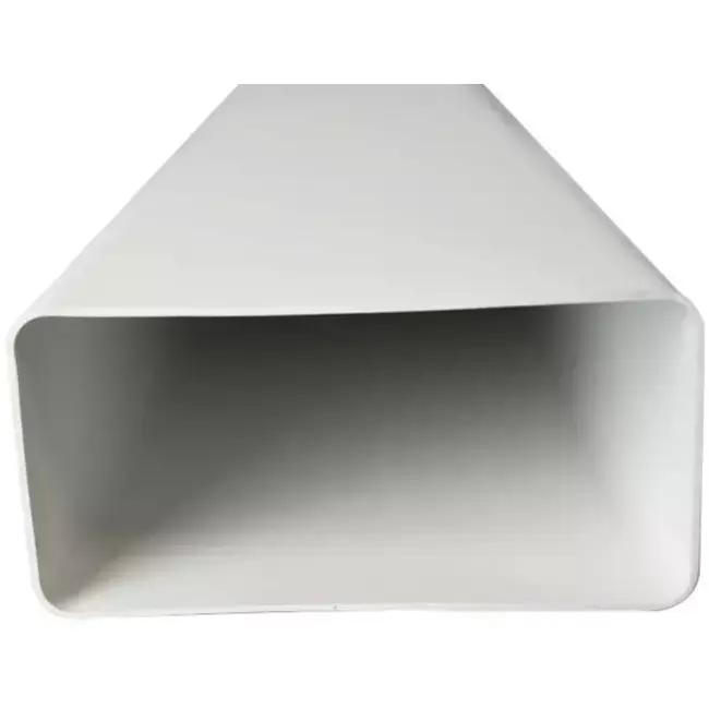 Gaine de ventilation rectangulaire en plastique 110 x 55 longueur = 1 mètre - K-1