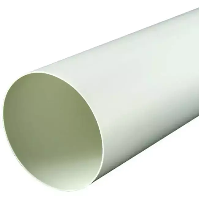 Gaine de ventilation ronde en plastique Ø 100 mm L=1 mètre A100-1