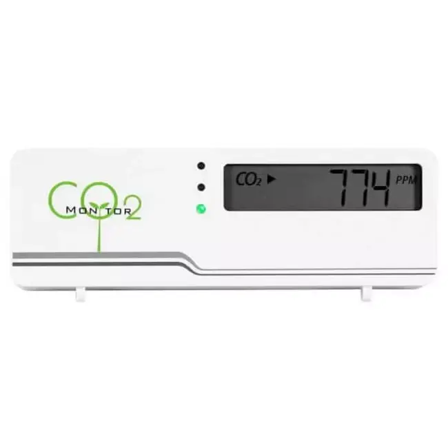 Compteur de CO2 - indicateur d‘air compact avec affichage de la température