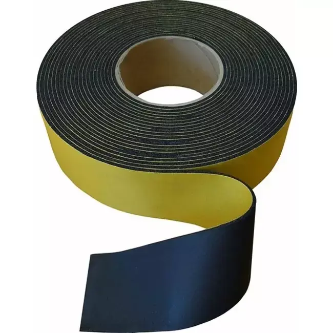 Ruban isolant neutre 75mm - noir (rouleau 15m)
