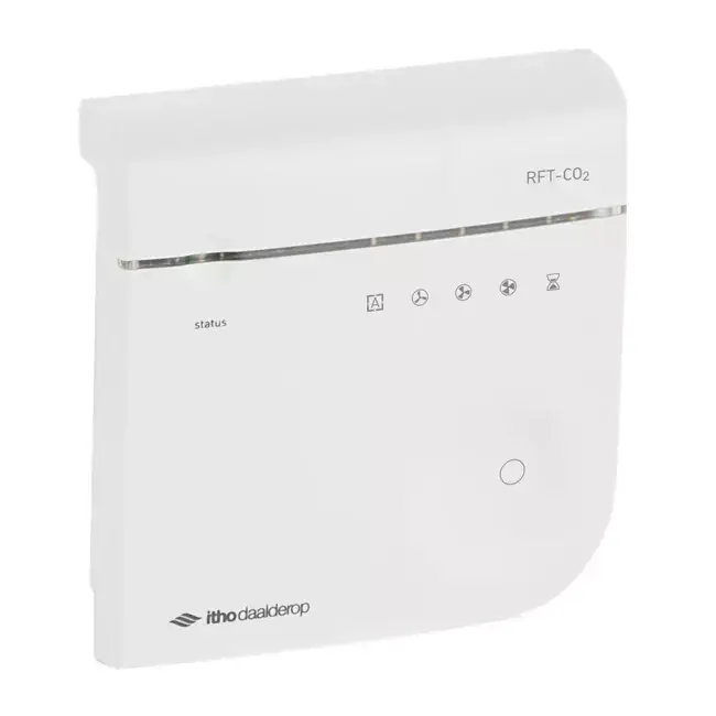 Capteur de CO2 Itho Daalderop RFT en saillie avec contrôle 230V