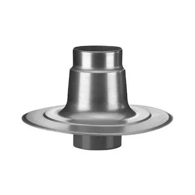 Solin de toit aluminium double paroi 100mm pour ventilateur Penn/Savonius
