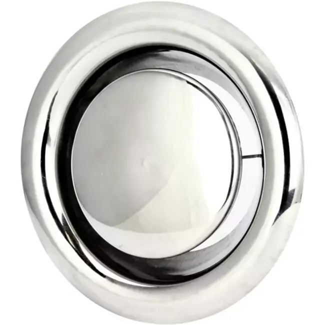 Bouche d‘extraction en acier inoxydable Ø 80 mm avec douille de fixation - DVS080Y/1