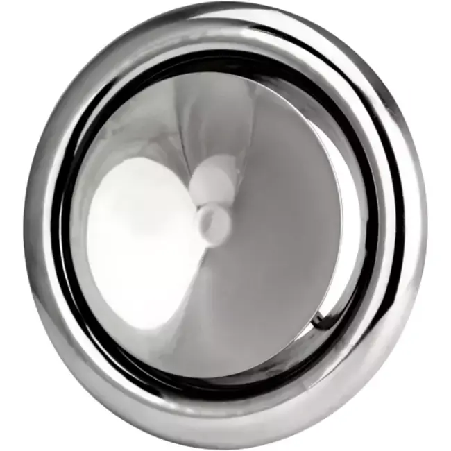 Bouche d‘alimentation en acier inoxydable Ø 125 mm avec douille de fixation - DVS-PY125