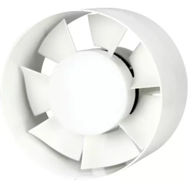 Ventilateur de gaines en plastique 125 mm de diamètre avec minuterie - EK125T