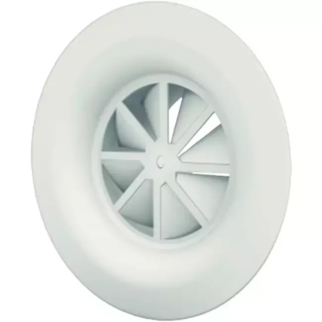Diffuseur à jet hélicoïdal avec anneau diffuseur, fixation centrale par vis Ø 250mm