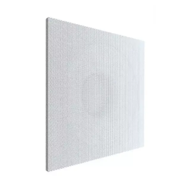 Diffuseur de plafond perforé pour extraction 594x594 - pièce de transition pour raccordement supérieur Ø 200 mm