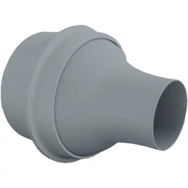 Grille Jet longue pour installation sur conduit rond Ø 125mm